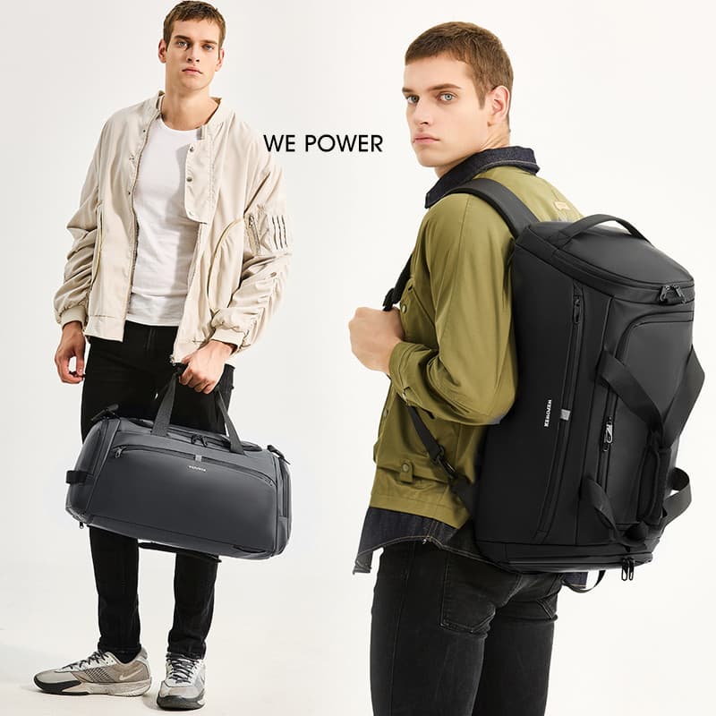Bolsa de viagem de curta distância, grande capacidade, treinamento esportivo, academia, separação seca e molhada, bolsa