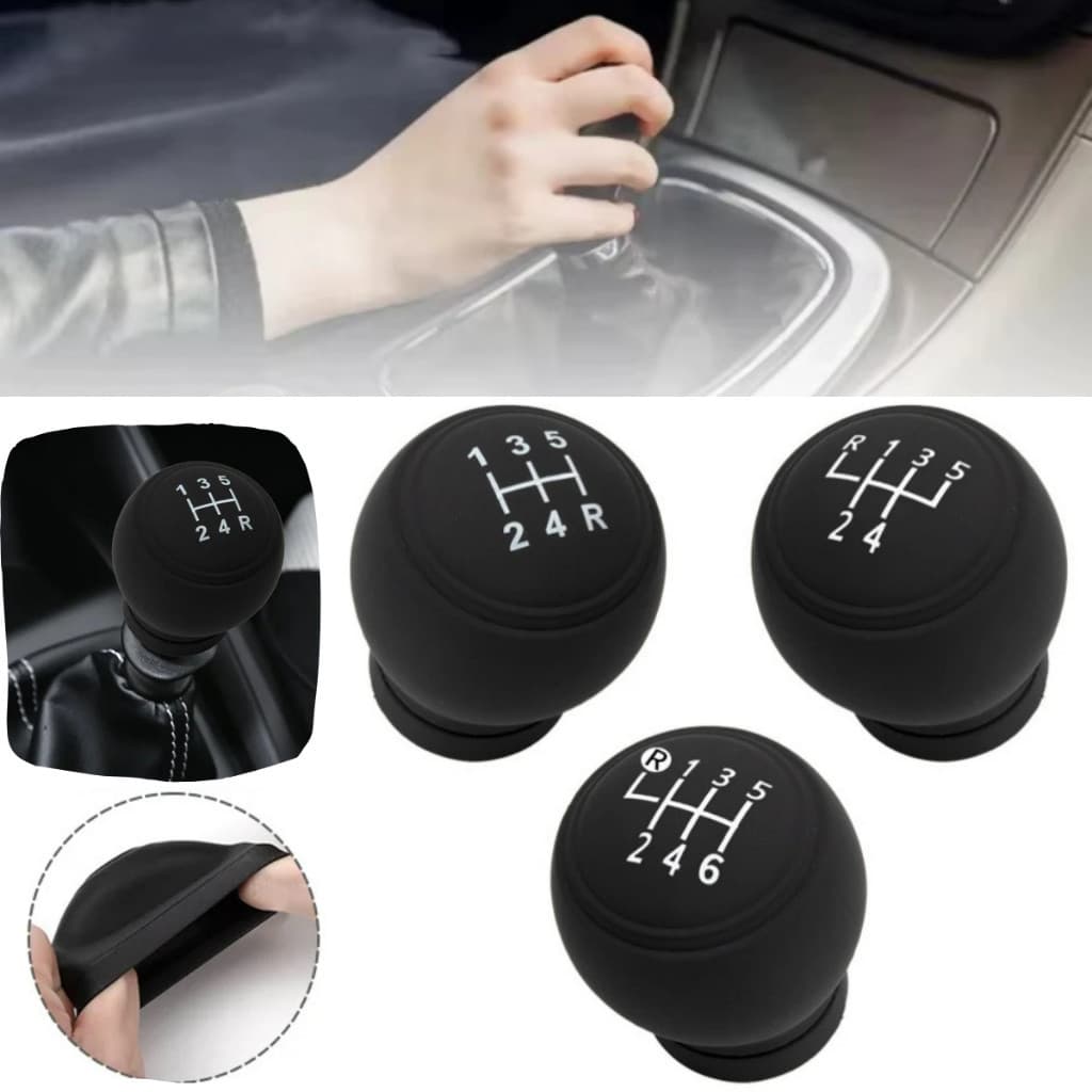 Capa Protetora Silicone Cambio Marcha Carro Freio de Mão Manopla Automotiva Acessórios Interior Veicular REF:JY-160