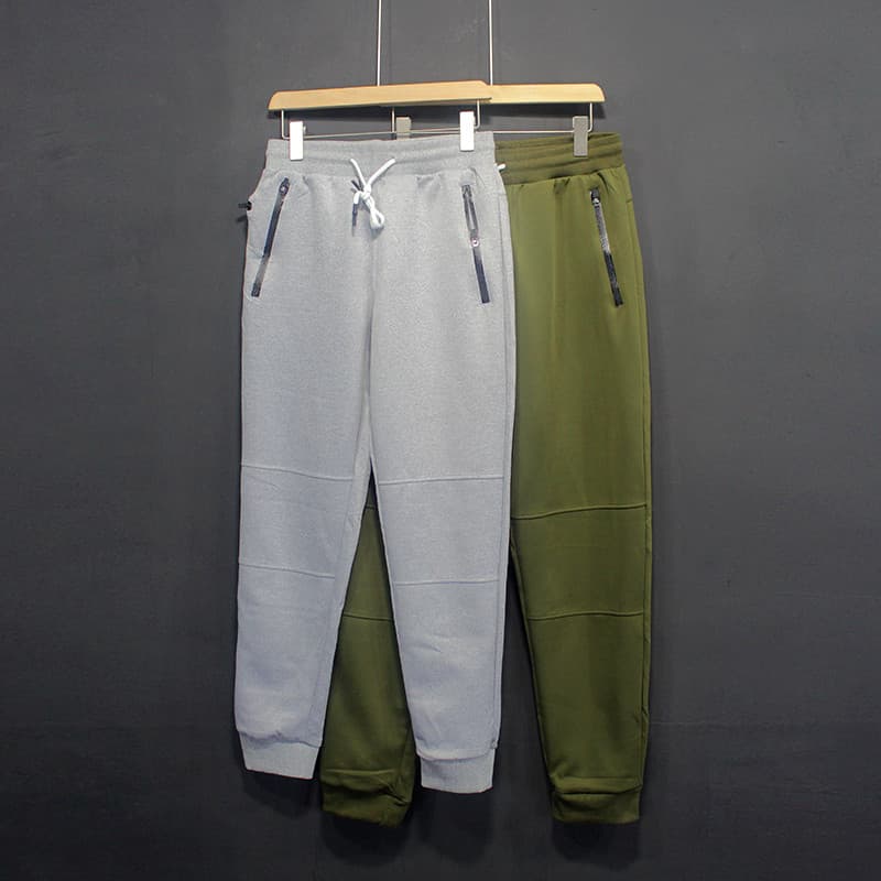 Pedido exterior primavera outono estilo masculino cintura elástica calças de cintura elástica moletom ao ar livre exercí