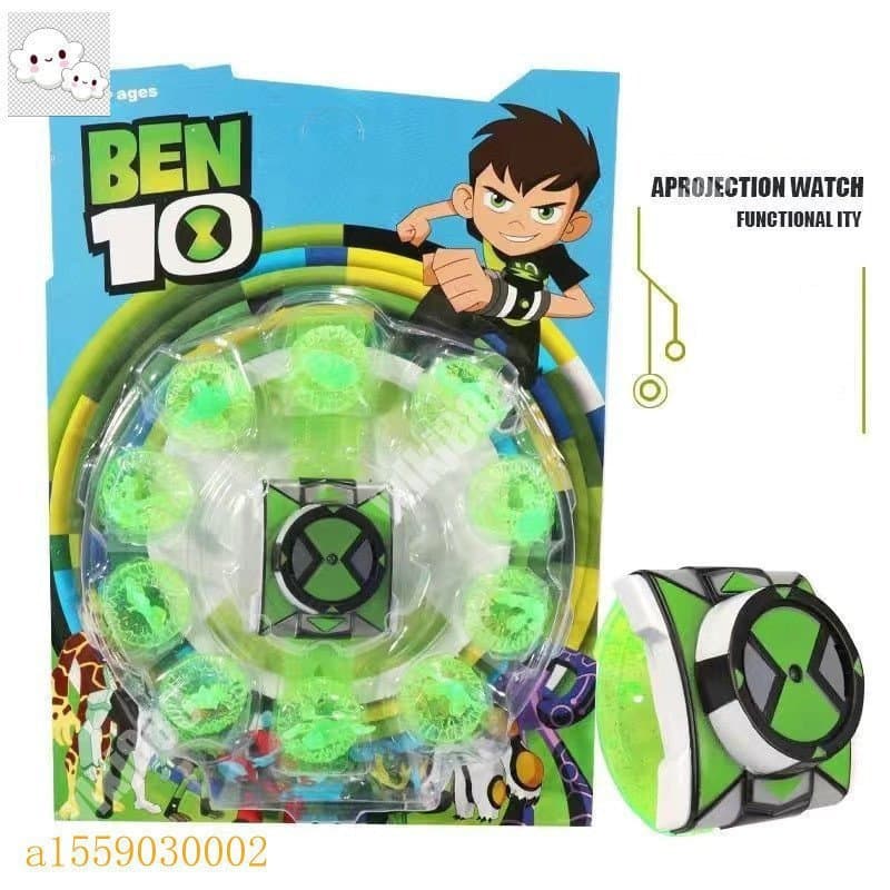Relógio Ben 10 Omnitrix Relógios Luminosos Tennyson Doll Modelo Projetor Ben10 Presentes Para Crianças