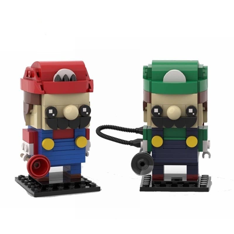 Super Mario Tijoloheadz Modelo Blocos De Construção Brinquedos Educativos Das Crianças Presentes Para 154 Pçs Tijolos MO