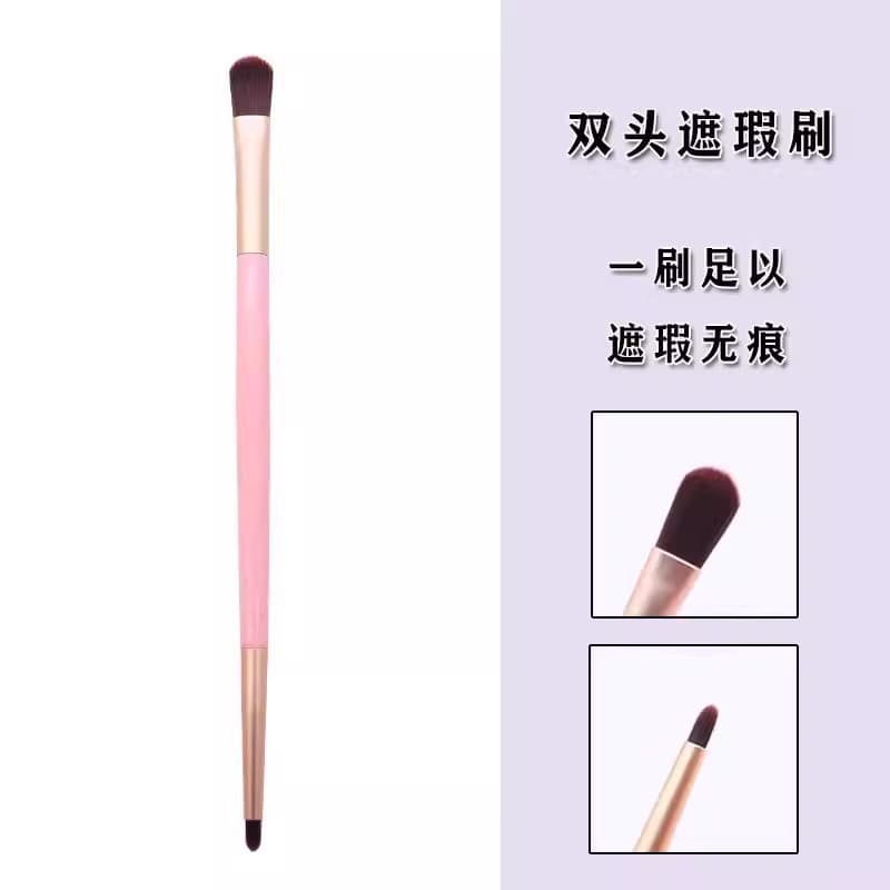 Aijia 110 pincel corretivo de duas cabeças escondendo Slot de rasgo escondendo manchas olheiras marcas de Acne detalhes