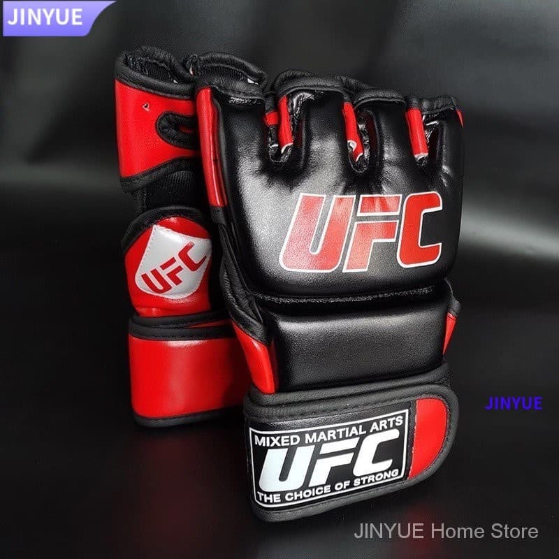 Luvas De Boxe Meio Dedo Sanda Fighting UFC Luvas De Boxe MMA Luvas De Boxe Muay Thai