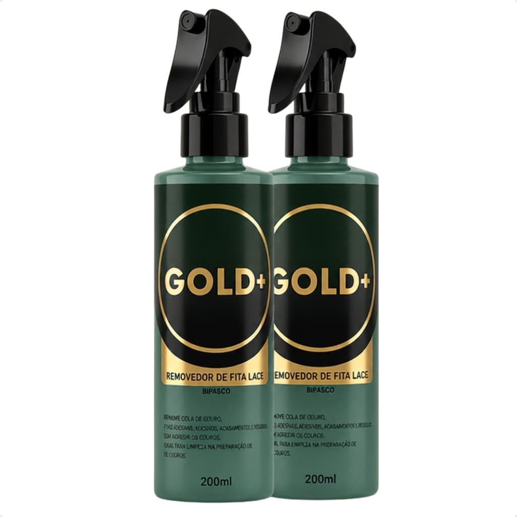 Removedor Cola Gold+ Prótese Capilar Lace Mega Hair 200ML