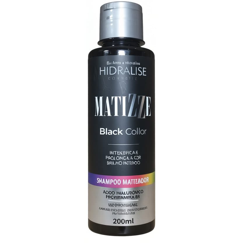 Shampoo Matizador Hidralise Matizze Black Color Brilho Intenso 200ml