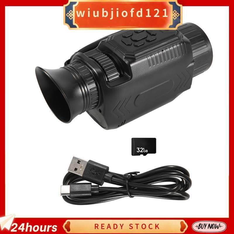 Monocular De Visão Noturna 4K Habilitado Para WIFI , Lente Macro Infravermelha De 68 Mp , Zoom Digital 28X Com Cartão De
