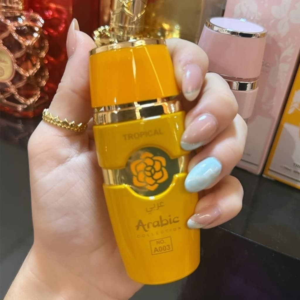 Perfume Feminino Arabic Collection A003 Tropical 25ml Original Alta Fixação 8h+ Longa Duração Envio Imediato