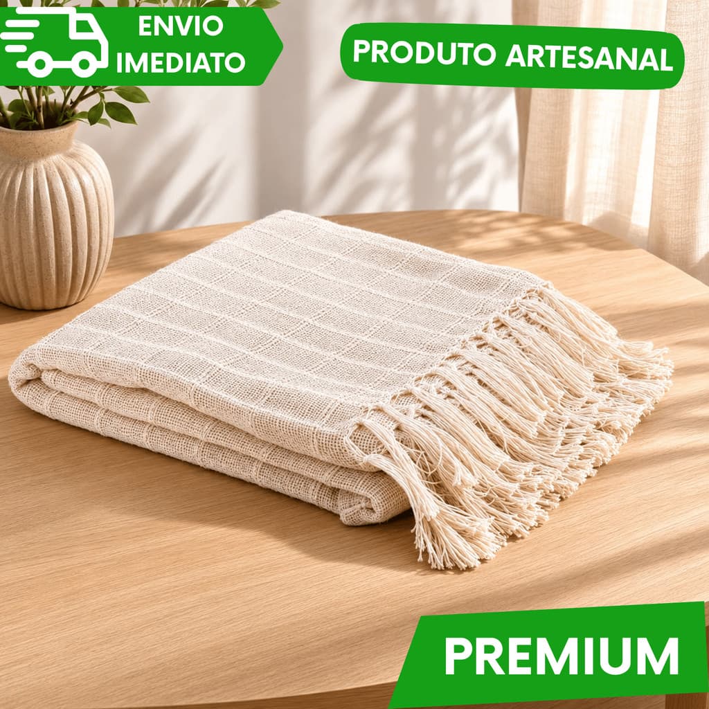 Manta Para Sofá Retrátil e Cama Casal Decoração Pinterest Com Franjas Artesanais
