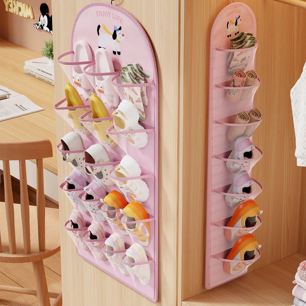 Rack de sapato para cachorro, pendurado na parede, saco de sapato dedicado para animais de estimação, armazenamento que