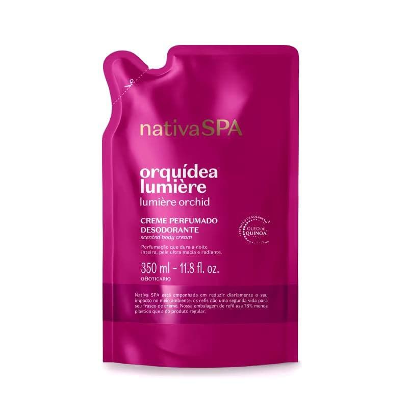 Refil Hidratante Orquídea Lumière NativaSpa 350ml