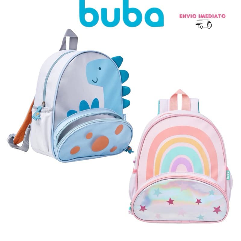 Mochila Buba Escolar Passeio Infantil Dino Unicórnio