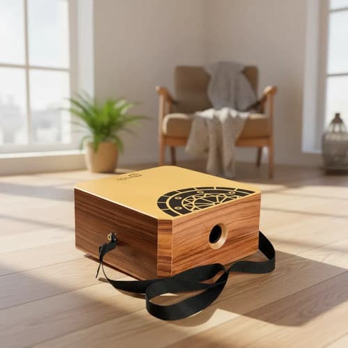 Cajon Acustico Profissional Quadrado Compact Travel Mb