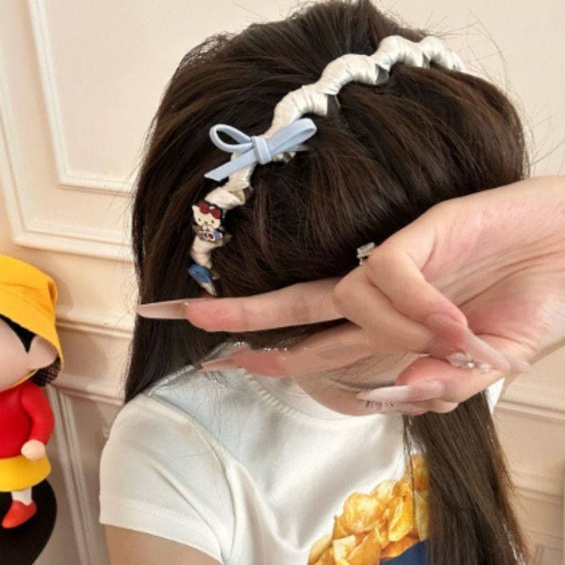Acessórios para o cabelo onda cabelo novo estilo 2025 dentado bandana bonito alta crânio Outing Hairpin Anti-deslizament