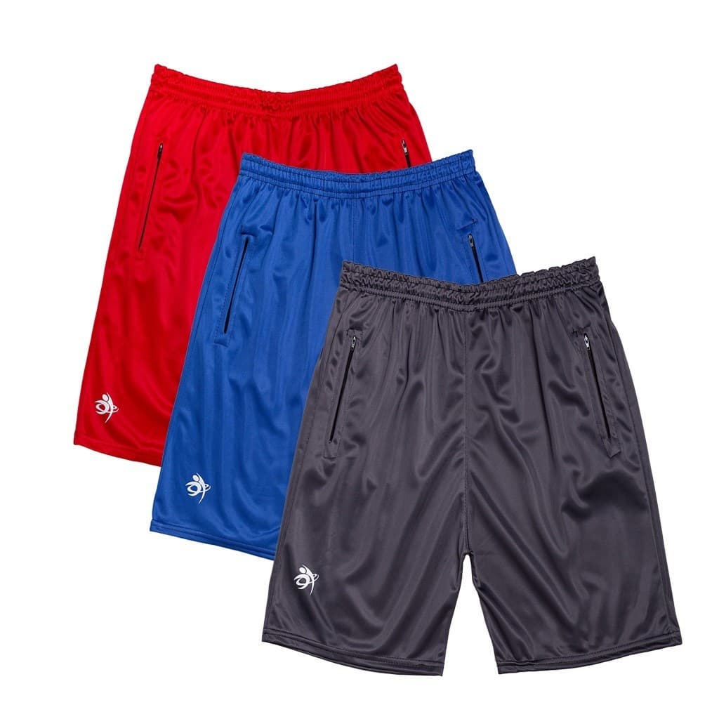 3 Bermuda Short Dry Fit Refletivo Com Zíper Masculina Casual- Treino - Academia - Esportes -Corrida Oferta Inverno