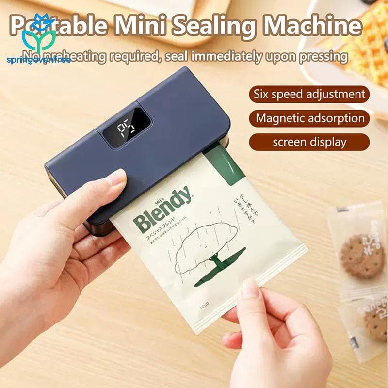 Spe Mini Selador De Sacos Plásticos 2 Em 1 Máquina Seladora De Calor Portátil Paage Se FE