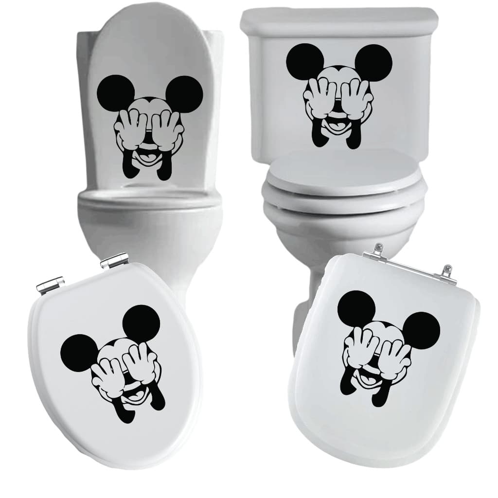 ADESIVO ANIME 4 VASO SANITÁRIO PRIVADA CAIXA ACOPLADA DESCARGA AZULEJO BOX VIDRO DECORATIVO PERSONALIZADO