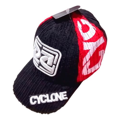 Boné Da Cyclone  Veludo Varias Cores Promocao preto vermelho UN