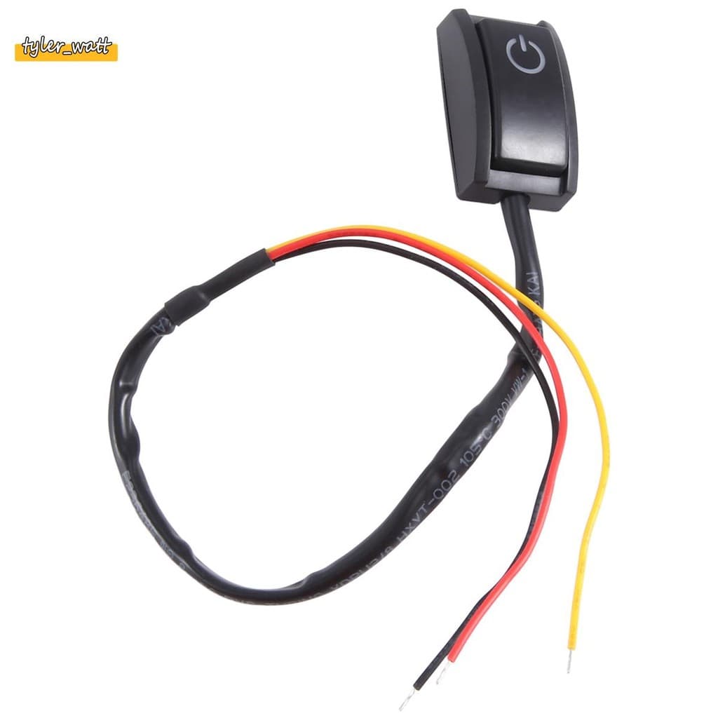 Interruptor De Botão Do Carro Diy Tipo Pasta Fora/Liga Para Lâmpada Leitura/Luzes Volta Pequena Luz Dc 12V/200Ma