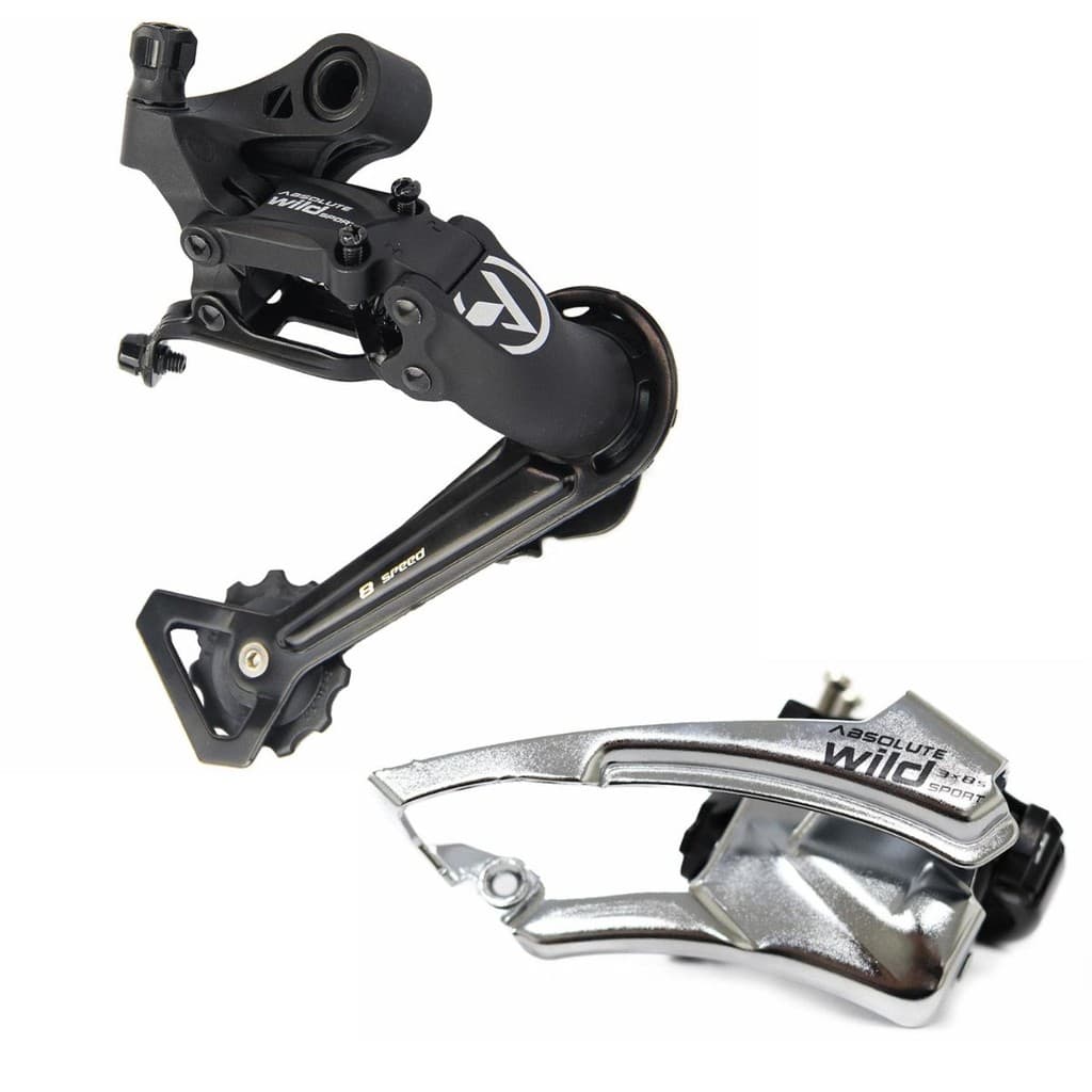 Kit Cambio Traseiro Dianteiro Absolute Wild 3x8v 24v Bike
