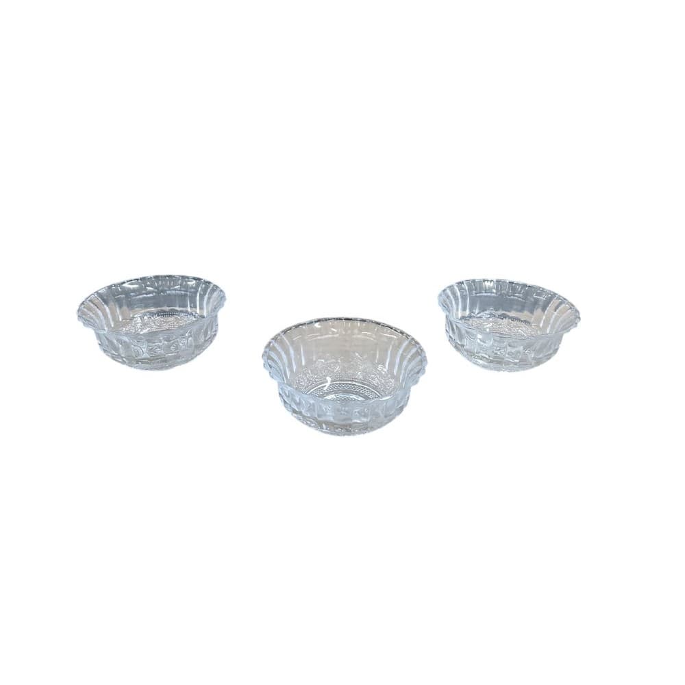 Conjunto 3 Browl Vidro Alexa