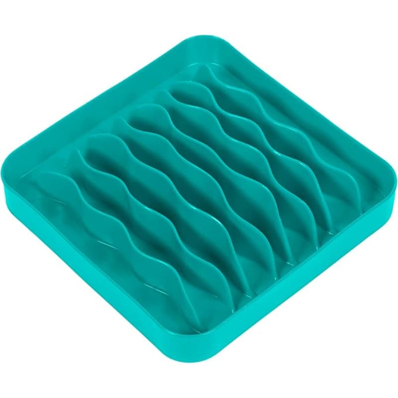 Comedouro Lento Pet Wave Verde Água - Pet Games