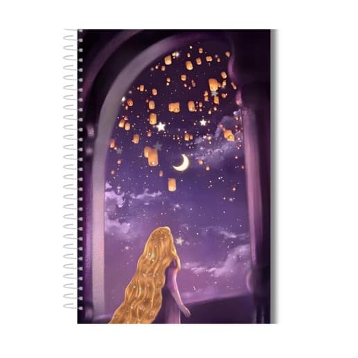 Caderno Rapunzel 1 ou 10 matérias
