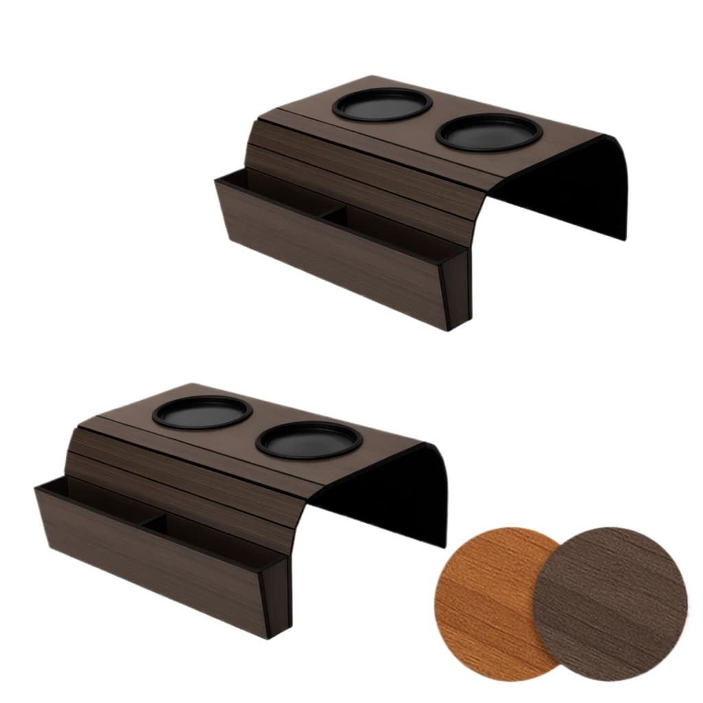 Kit 2 Esteiras Apoio Braço Sofá Mdf Porta Copo Controle Decoração Festa Centro Mesa Organizador Casa Artesanato