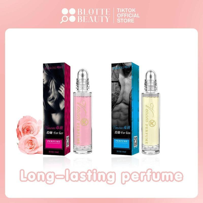 [COMPRE 1 LEVE 1] Perfume Roll-on com Feromônios para Homens e Mulheres, Perfume Duradouro, Óleo Essencial Hormonal, Per
