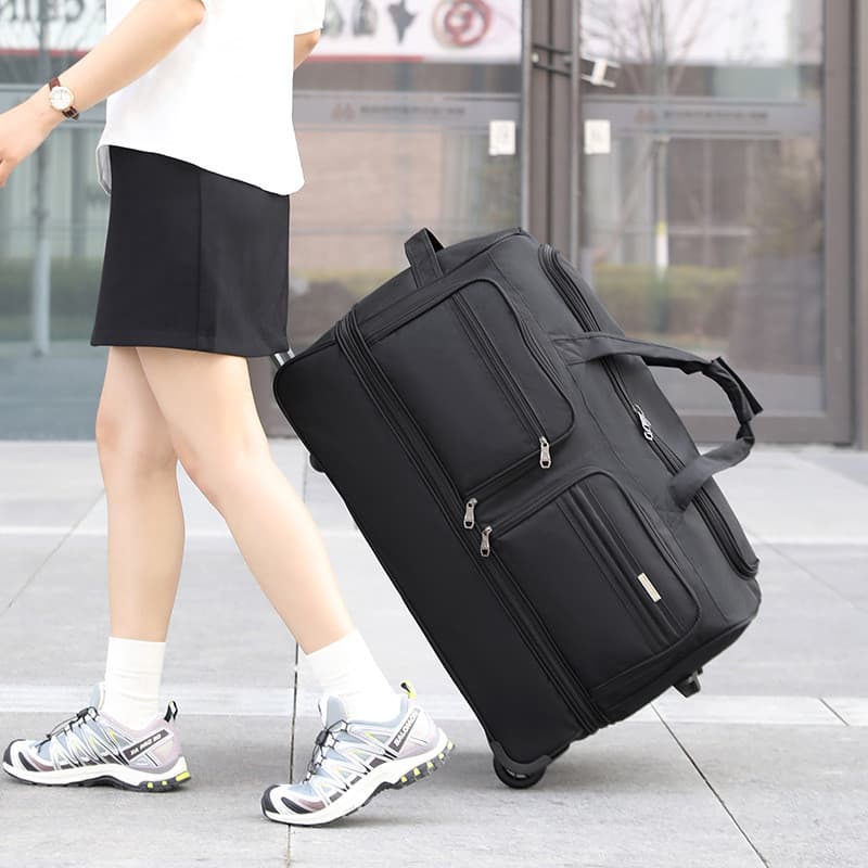 Bolsa de carrinho de viagem para remessa de ar, grande capacidade, dobrável, bolsa de viagem, armazenamento de viagem de