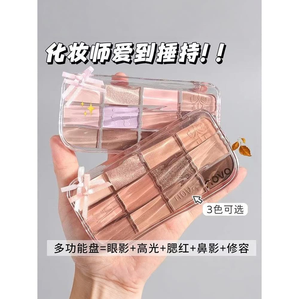 Novo Phantom Color Tracking Eyeshadow Palette Macaron Daily Light Maquiagem Matte Baixa Saturação Fina Piscando Cor Terr
