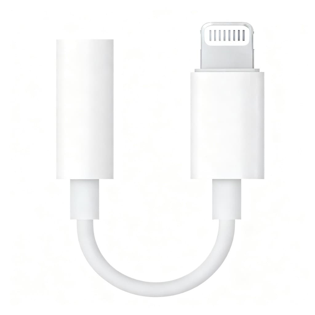 Adaptador Para iPhone Lightning Para Fone P2 3.5mm Conexão Direta, sem Necessidade de Bluetooth