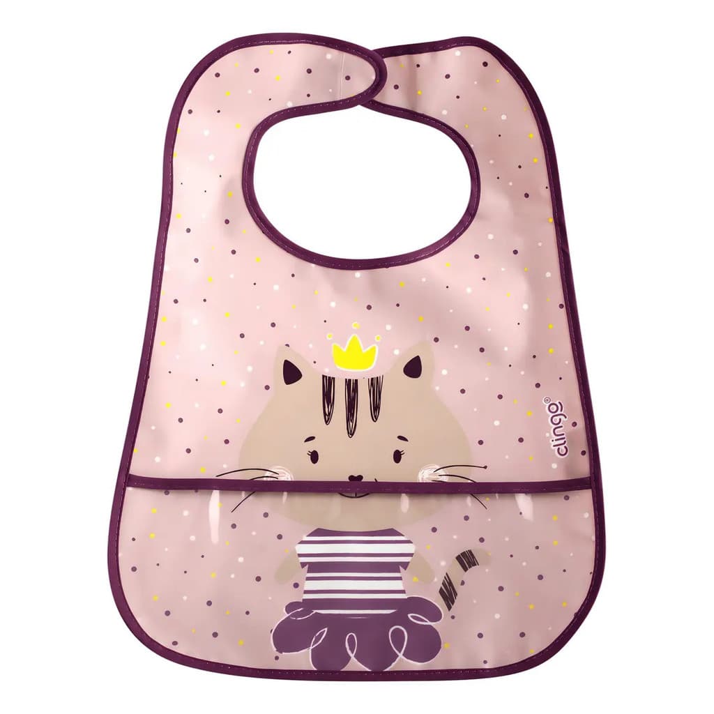 Babador Clingo Impermeável Com Bolso Coletor