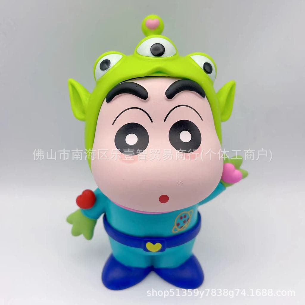 Brinquedo da Moda Crayon Shin-chan COS, Figura do Menino de Três Olhos Shin-chan, Monstro de Três Olhos, Boneco de Anime