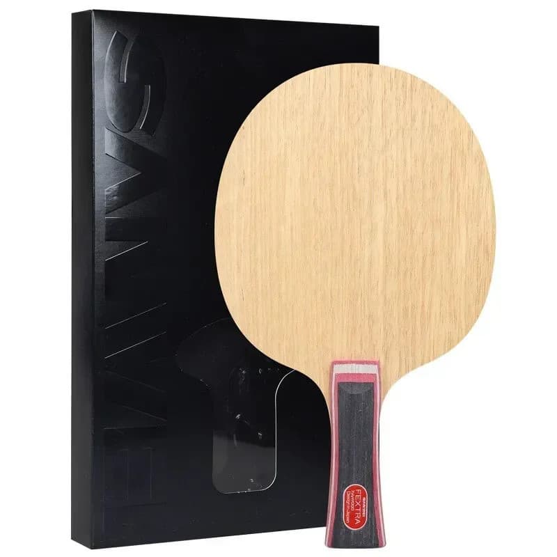 Raquete de Tênis de Mesa Original SANWEI FEXTRA, 7 Camadas de Madeira, para Loop, Ofensiva, Spin e Velocidade.
