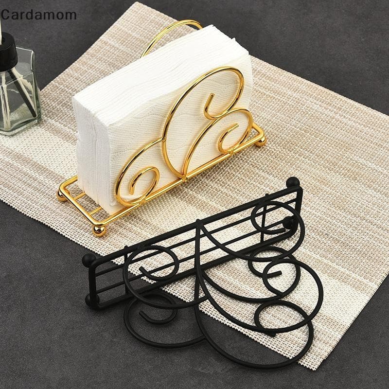 { Cardamom } Porta-Guardanapos De Metal Que Economiza Espaço , Estilo Nórdico , Organizador De Papel De Mesa Independent