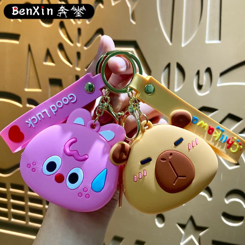 Crianças sacos feminino bonito menina Silicone saco do mensageiro menino lua moeda bolsa dos desenhos animados princesa