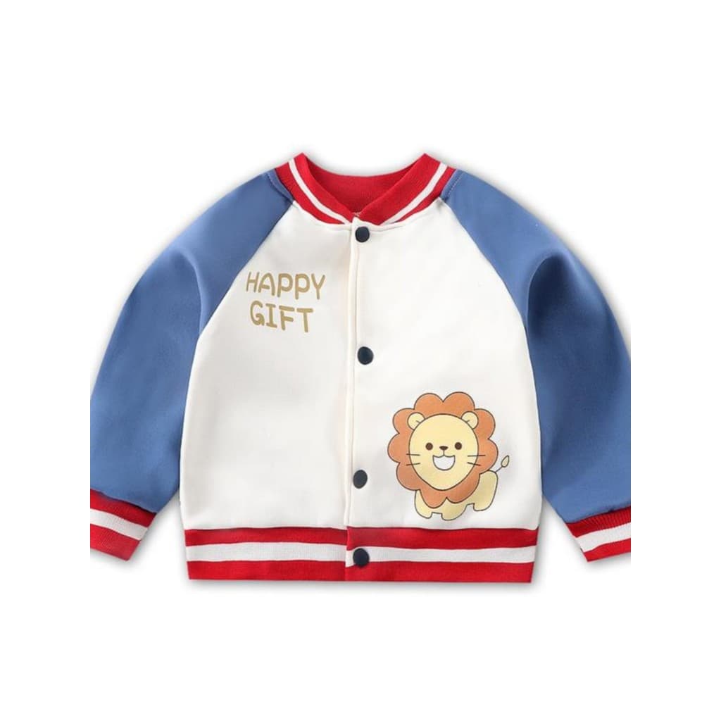 Novo estilo infantil velo-velo Cardigan meninos meninas esportes ao ar livre S