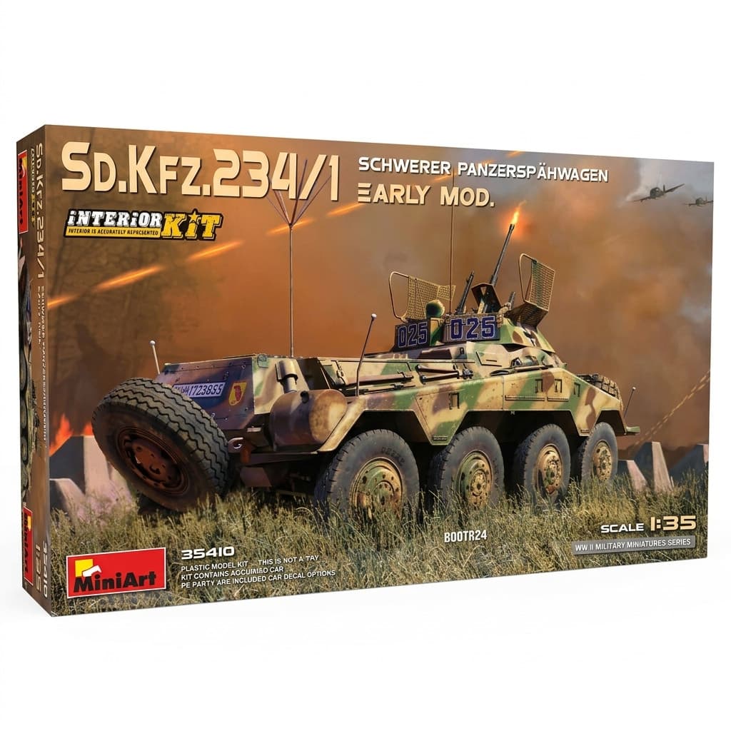 Tanque Sd.kfz 234/4 Panzerspähwagen Kit Dragon 1/35