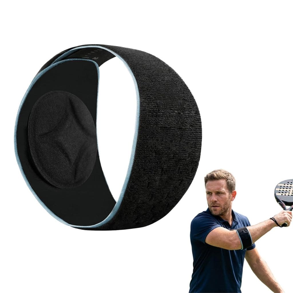 Suporte de Cotovelo PadelGuard - Protetor de Cotovelo Premium para Alívio Direcionado - Absorve as Vibrações da Raquete