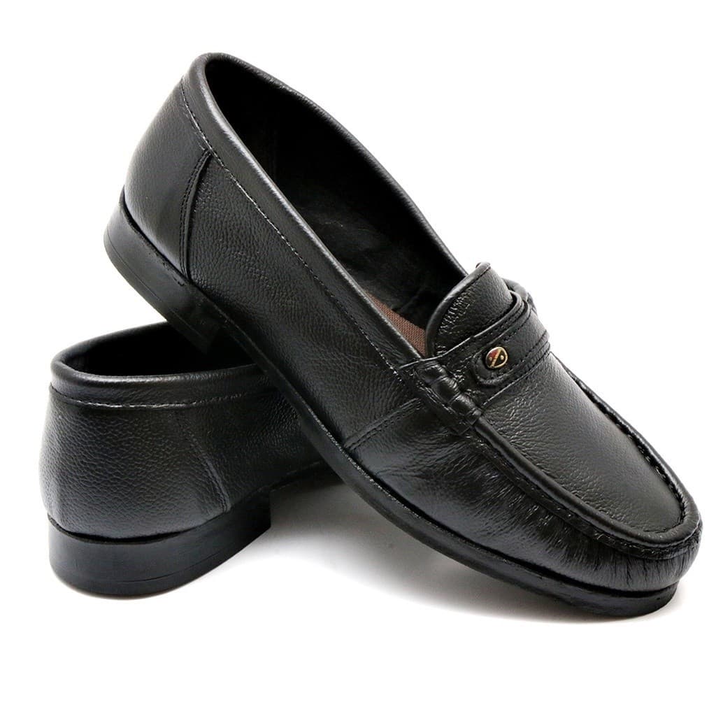 Sapato Mocassim Masculino Social Com Couro Legítimo.