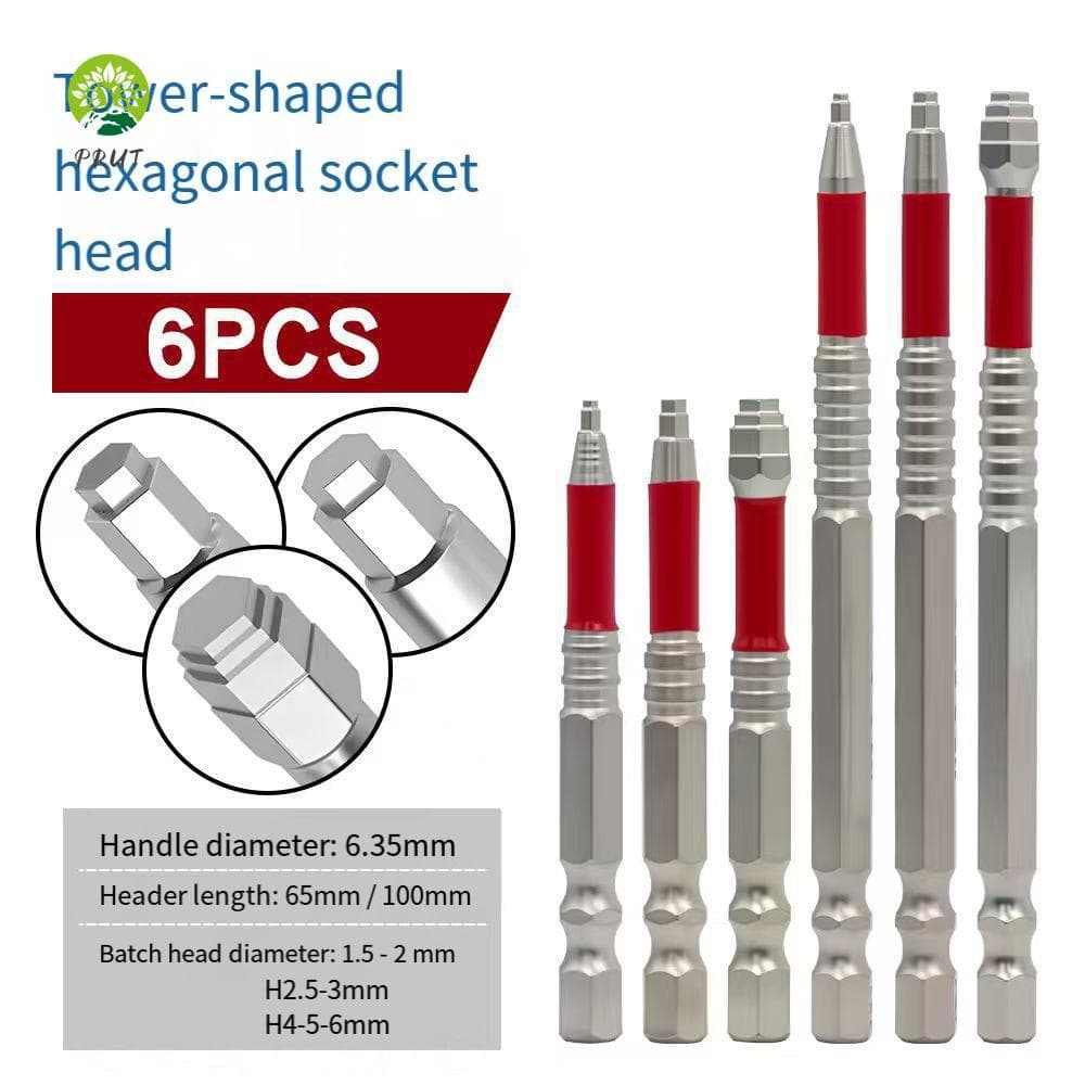 Conjunto De Brocas De Chave De Fenda , Núcleo Magnético , Soquete Em Forma De Pagode , Precisão Usinada