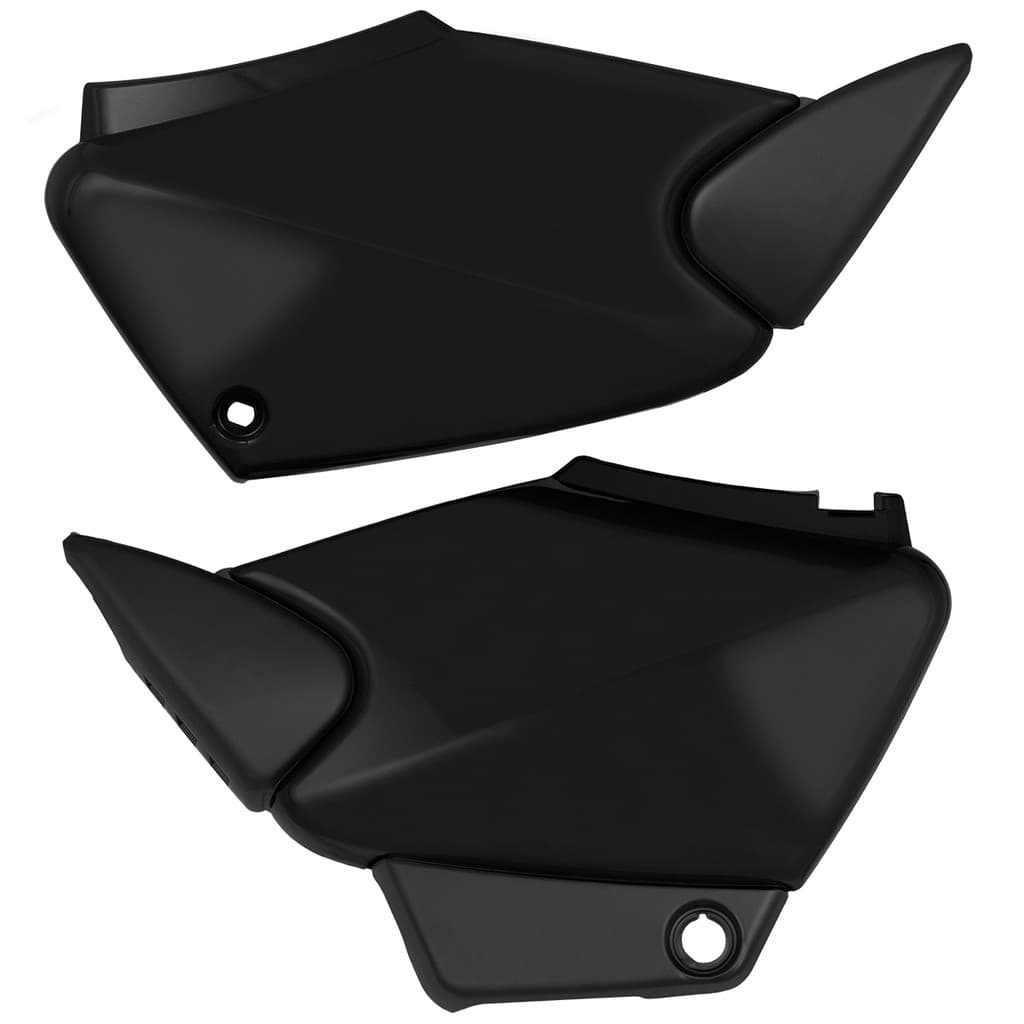 Par da Tampa Lateral Modelo Original Cromo Forte Moto Compatível Fan 125 2005 2006 2007 2008