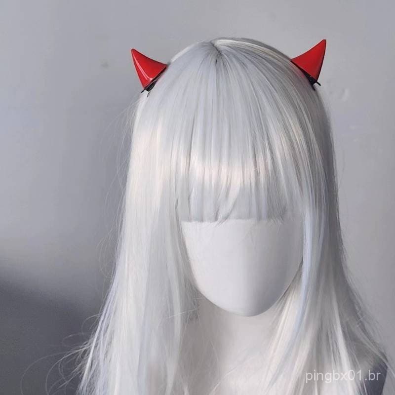 Presilhas de Cabelo com Chifres de Diabo, Acessórios Criativos para Cabelo, Acessórios para Cosplay e Fotos G5cN EYV0