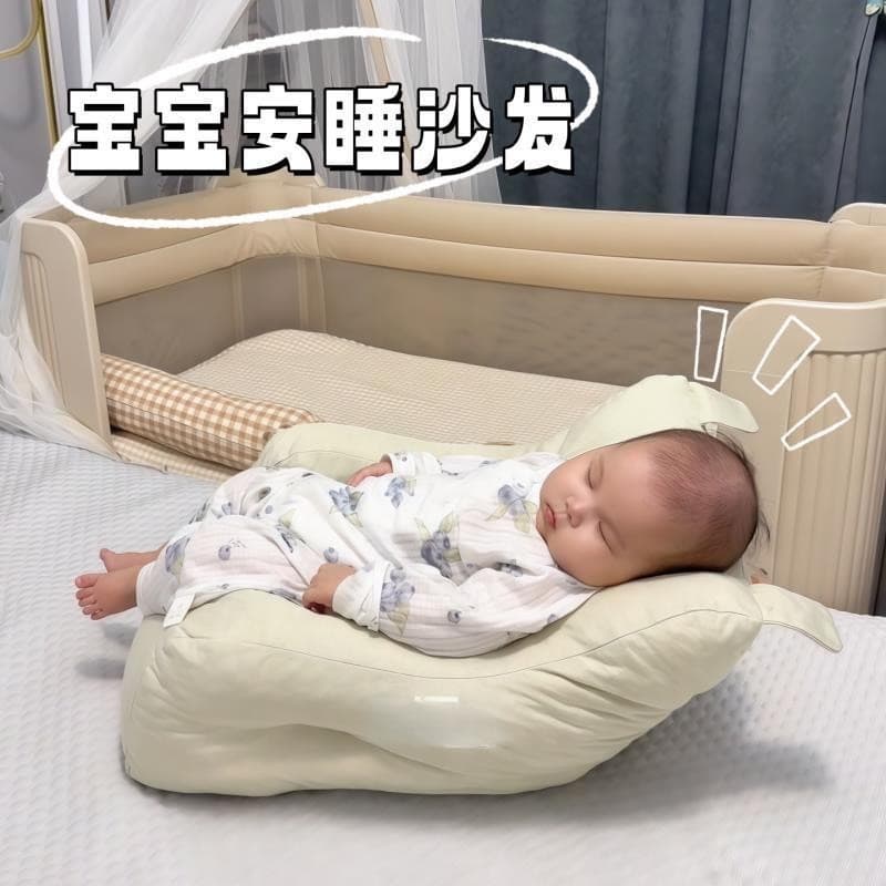 Cama reclinável com ferramenta útil para dormir bebê