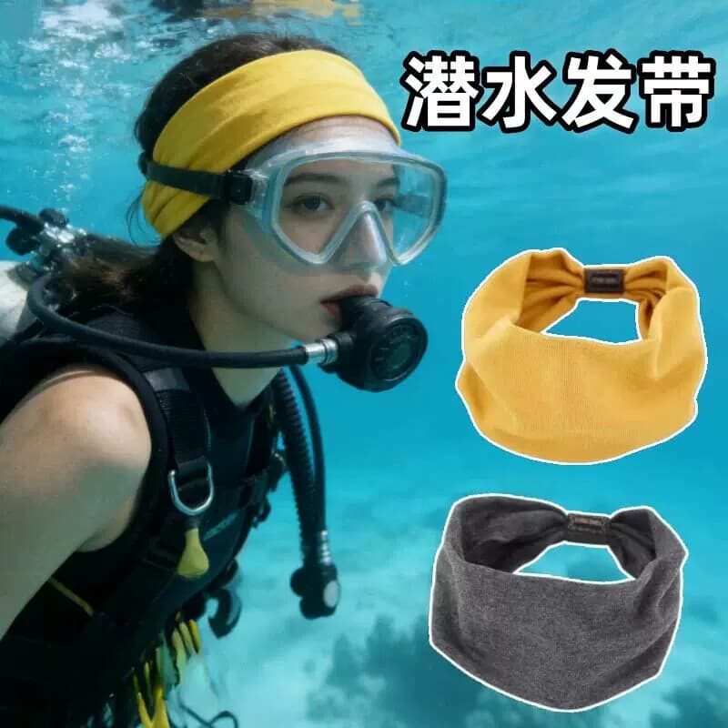 Mergulho bandana masculino feminino suor-absorvente esportes mergulho suor-guiando bandana correndo antitranspirante
