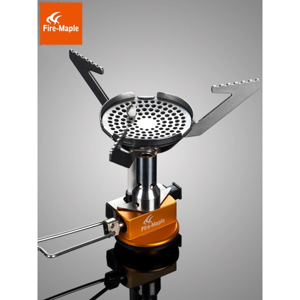 F Fengfeng novo produto Qingfeng fogão integrado acampamento ao ar livre fogão a gás portátil à prova de vento Mini pequ