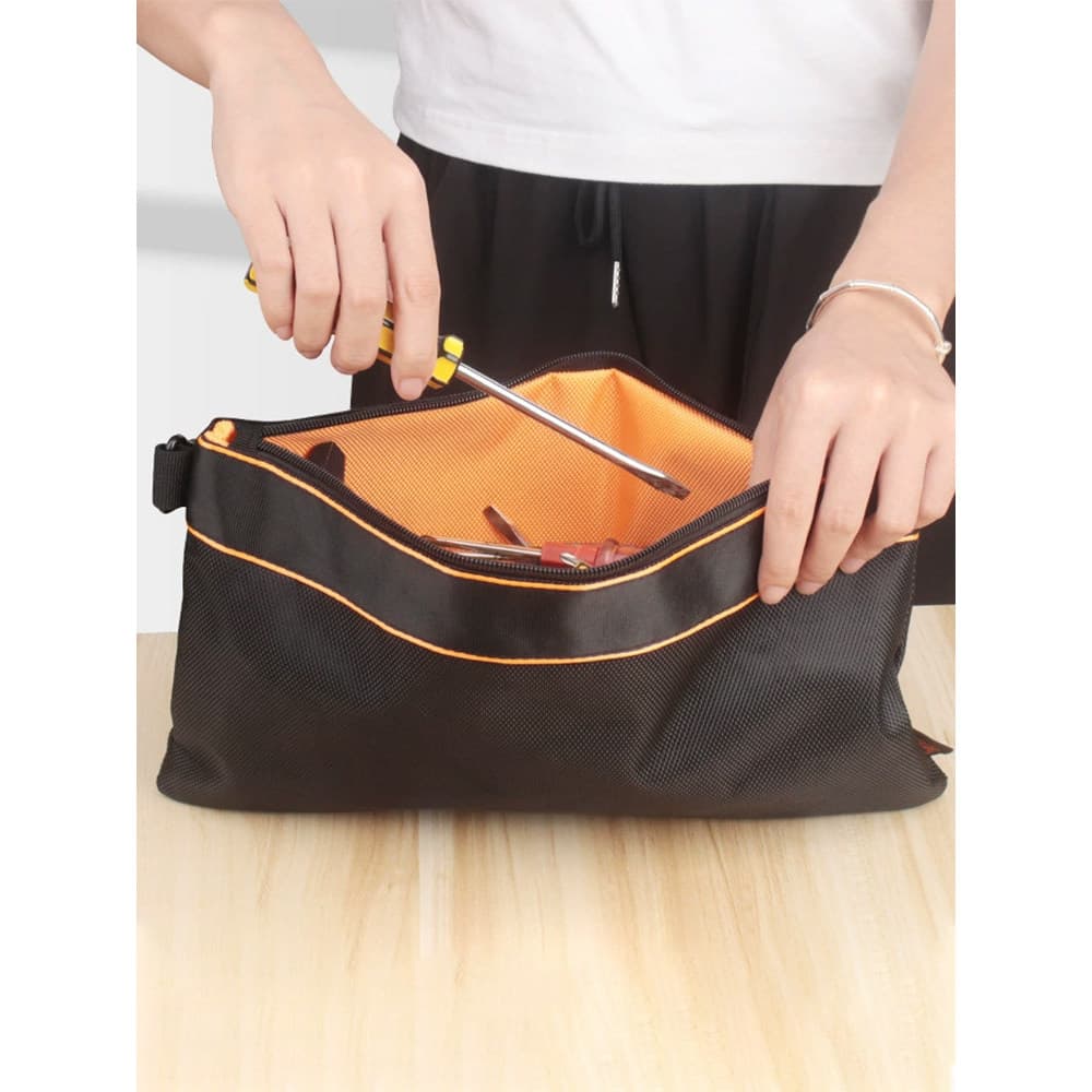 Bolsa de ferramentas para eletricista, à prova d'água, tecido Oxford, peças de reparo, chave de fenda, bolsa de armazena