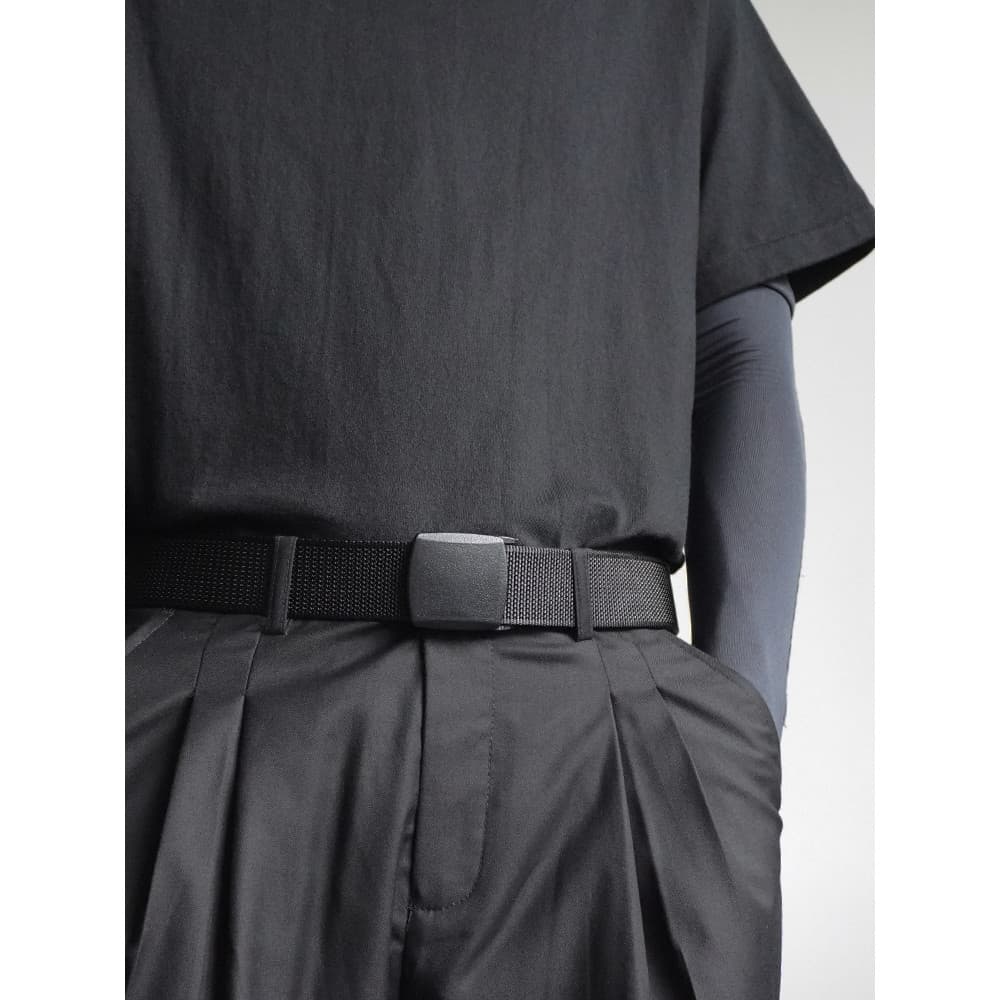 Baiyi cinto de lona legal masculino fivela de plástico fivela de borracha cinto sem Metal ao ar livre cinto de náilon se