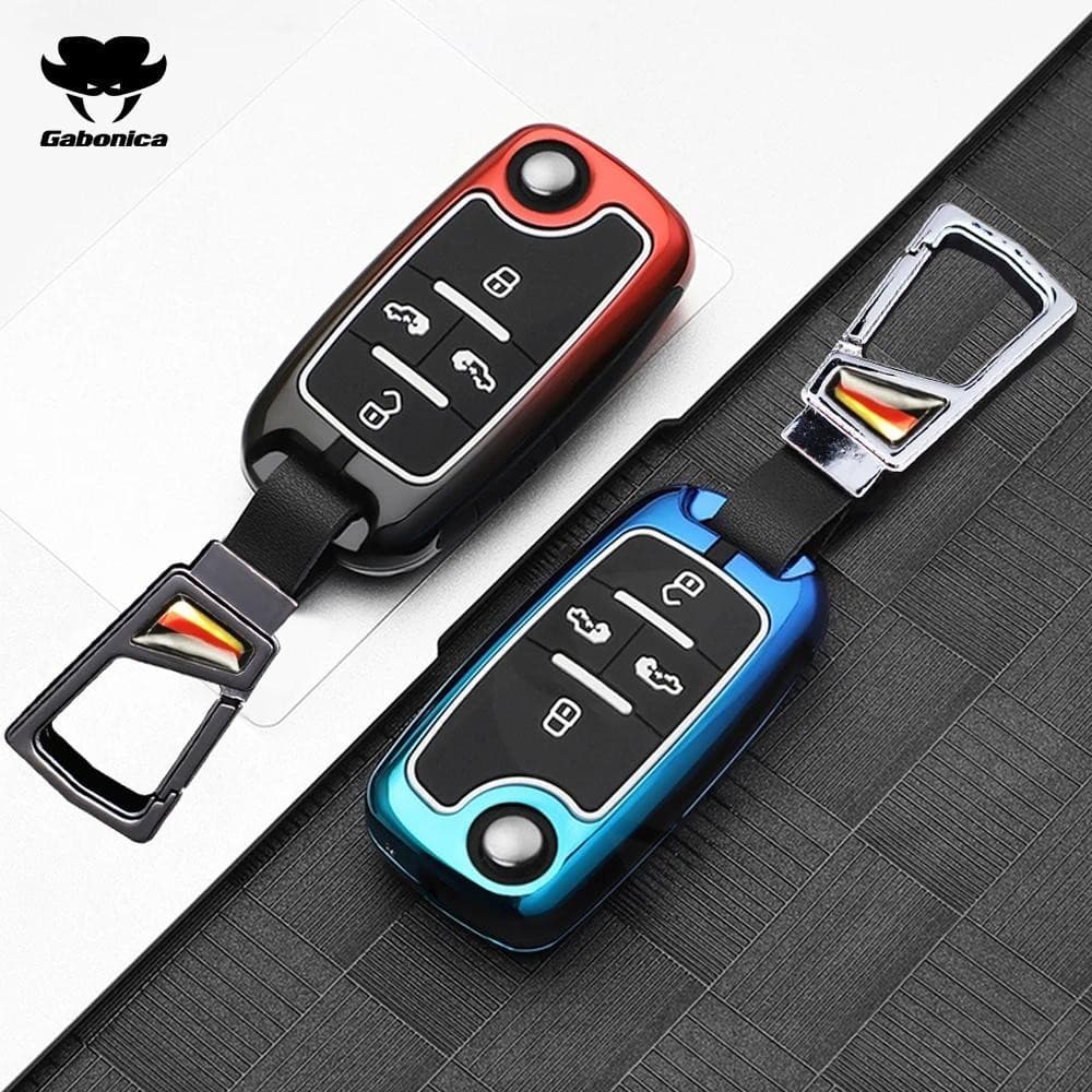 Liga De Zinco Caso Chave Do Carro Capa Completa Escudo Para VW Volkswagen Sharan Crafter Multivan Assento Alhambra Remot