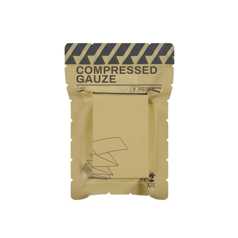 Gaze Comprimida Tática Estéril Hemorragias Rhino Rescue NF-e